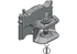 Zugmaul höhenverstellbar, manuell, 320 mm, Bolzen 38 mm Scharmüller