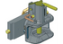 Zugmaul höhenverstellbar, automatisch, 245 mm, Bolzen 31 mm, FB2 passend zu CBM Scharmüller
