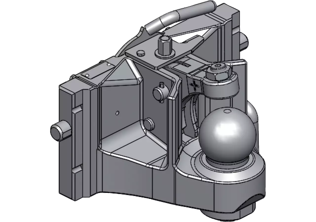 Einsatz mit K80 Automatik, mm, Höhe 173 mm Guss Scharmüller