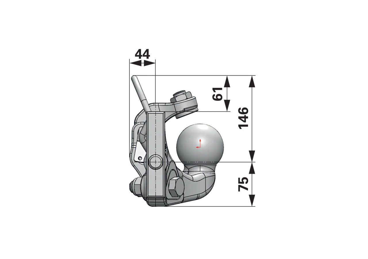 Einsatz K80, mm, Höhe 135 mm Scharmüller