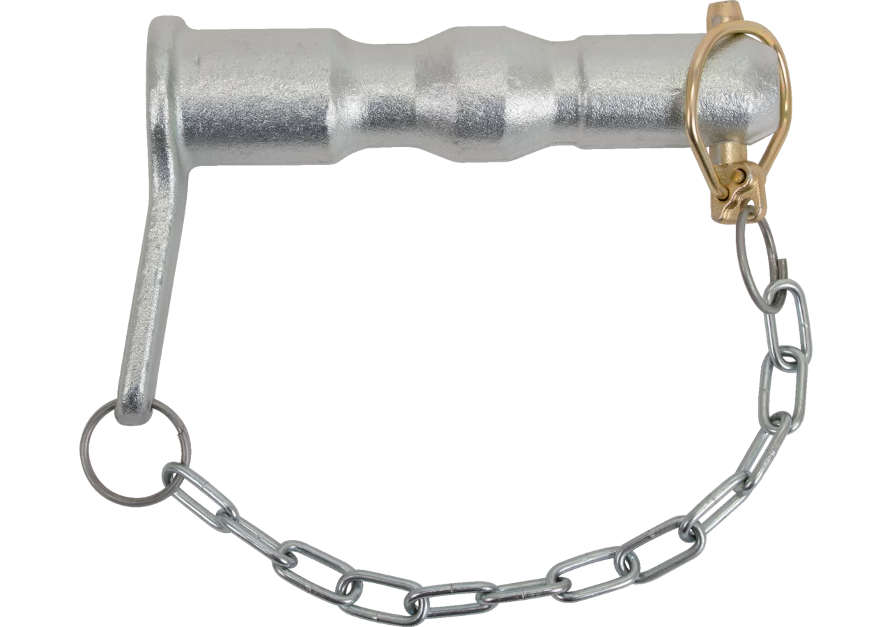 Steckbolzen flacher Griff, Dm 38 mm Scharmüller