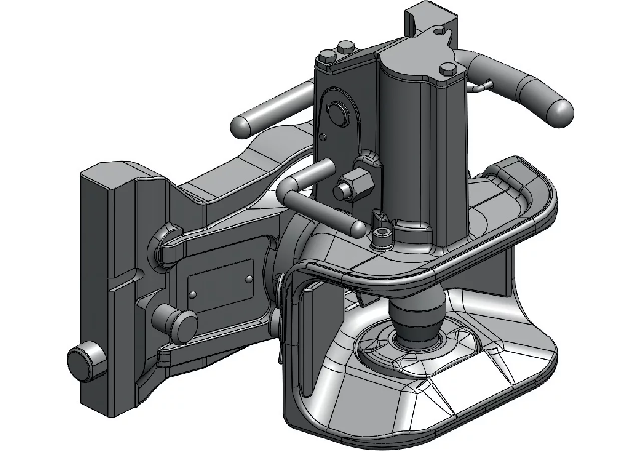 Zugmaul höhenverstellbar, automatisch, 311 mm, FB2 Scharmüller