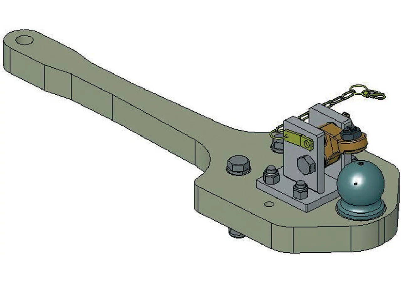 Tragplatte K80 passend zu Fendt D-Wert 82,4 kN Scharmüller