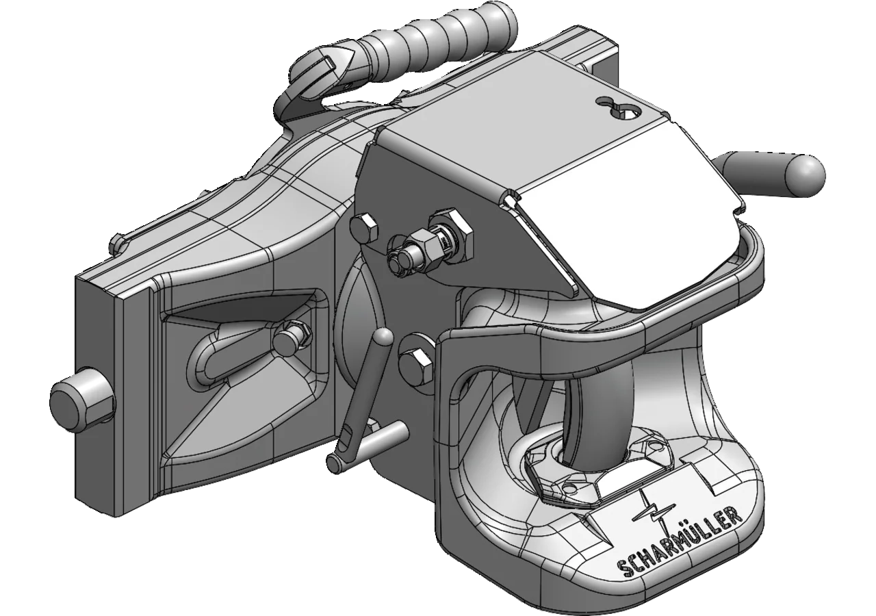 Zugmaul höhenverstellbar, automatisch, 330 mm Scharmüller