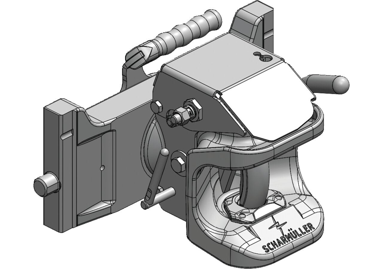 Zugmaul höhenverstellbar, automatisch, 335 mm Scharmüller