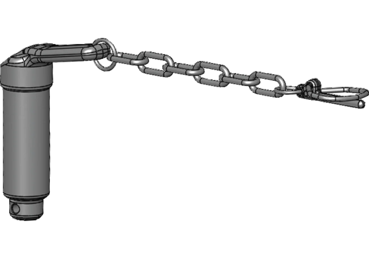 Verriegelungsbolzen mit Kette 25x66 Fendt Scharmüller