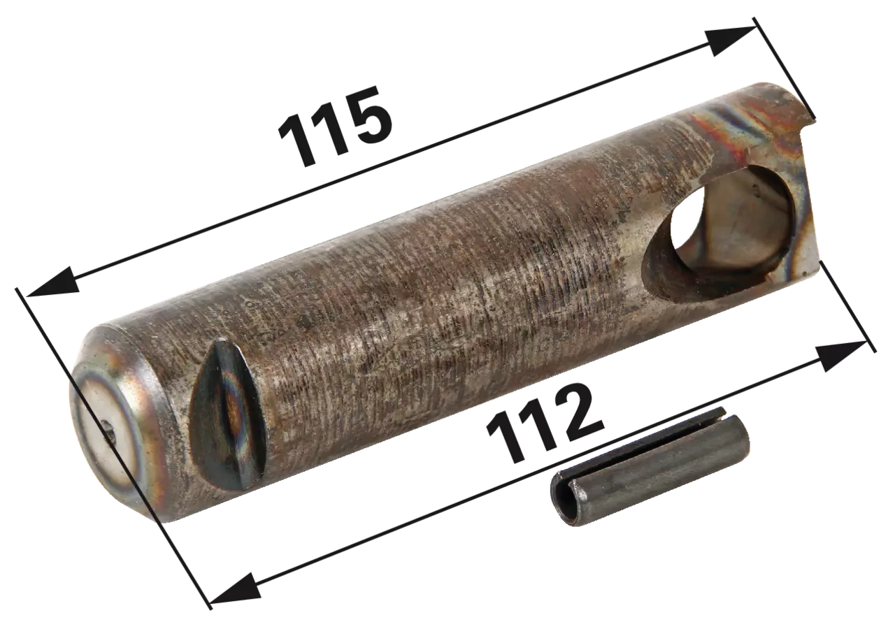 Kuppelbolzen 30 mm, mit Splint Rockinger