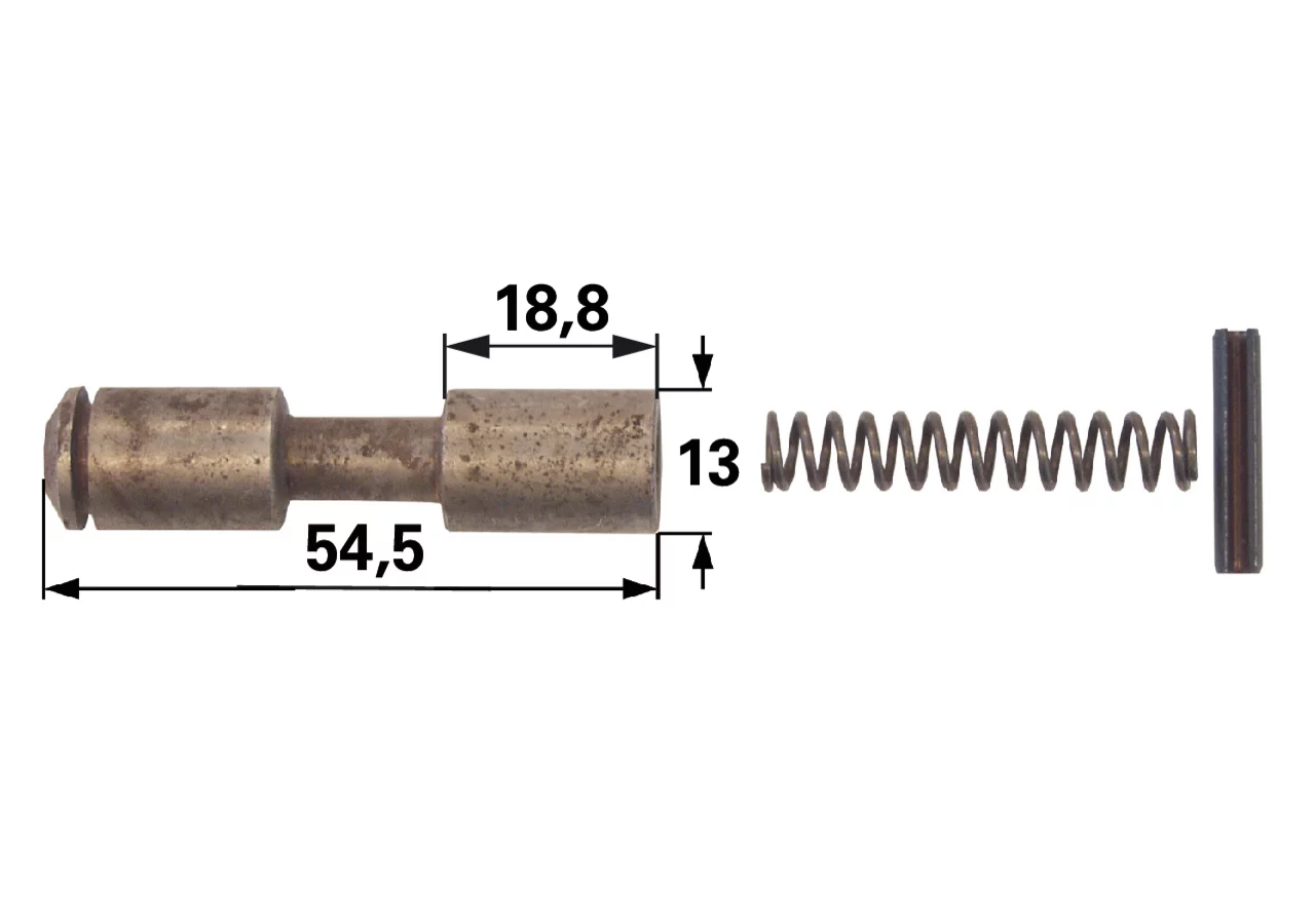 Weasler Schiebestift alte Ausführung 13007121, A-Set 100 – Profil 1 1/8" (6), 1 3/8" (6) Weasler