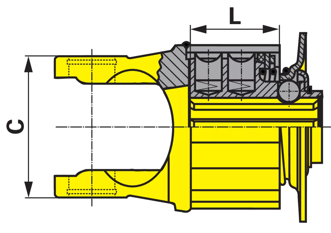Sternratsche AW10, AK32, 1 3/8-6 Weasler