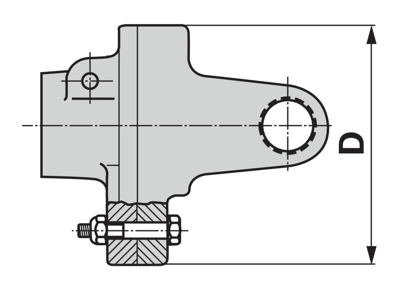 Scherbolzenkupplung AW35, 1 3/8-6, 1.860 Nm Weasler
