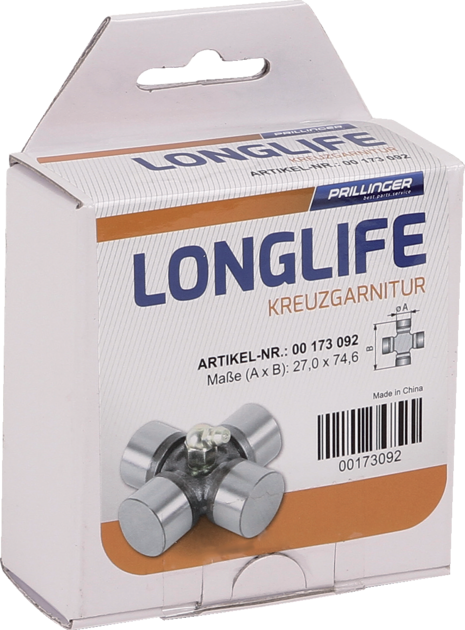 Prillinger Longlife Kreuzgarnitur 27 x 74,6 mm Prillinger Longlife