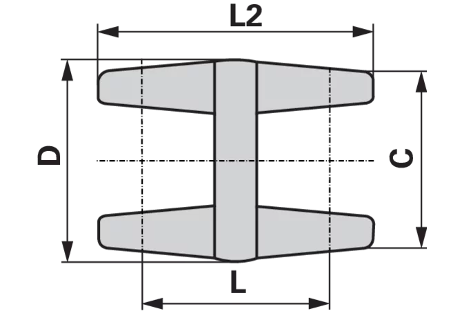 Bondioli & Pavesi Zentralgabel A5, G5, S5, S6 213050089 Bondioli & Pavesi