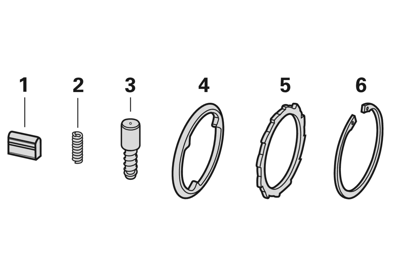 Stützscheibe aus PVC, für Freilauf Bondioli Bondioli & Pavesi
