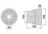 Schutztopf geräteseitig, Dm 205 mm, mit Manschette Bondioli & Pavesi