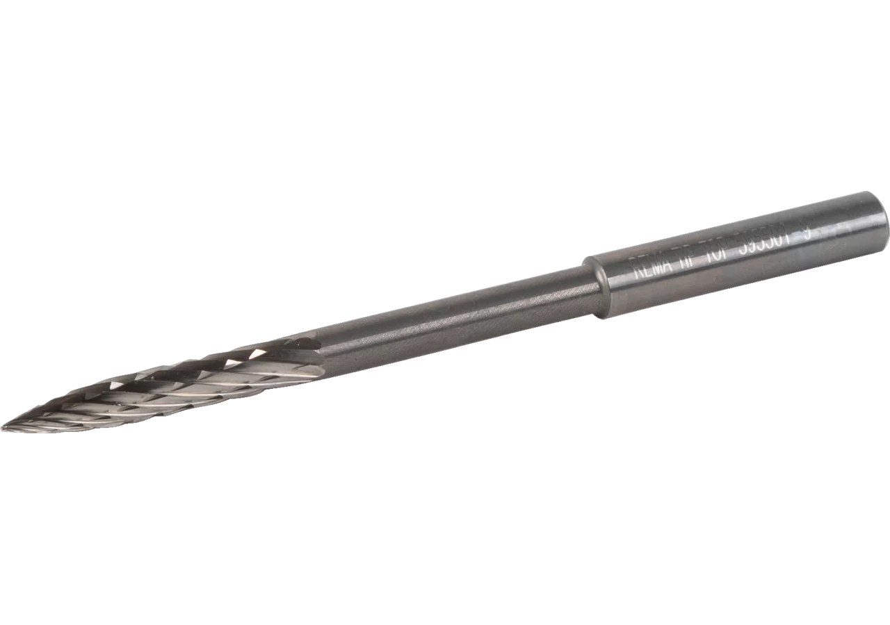 Fräser Hartmetall, spitz, Dm 4,5 mm Länge 90 mm Tip Top