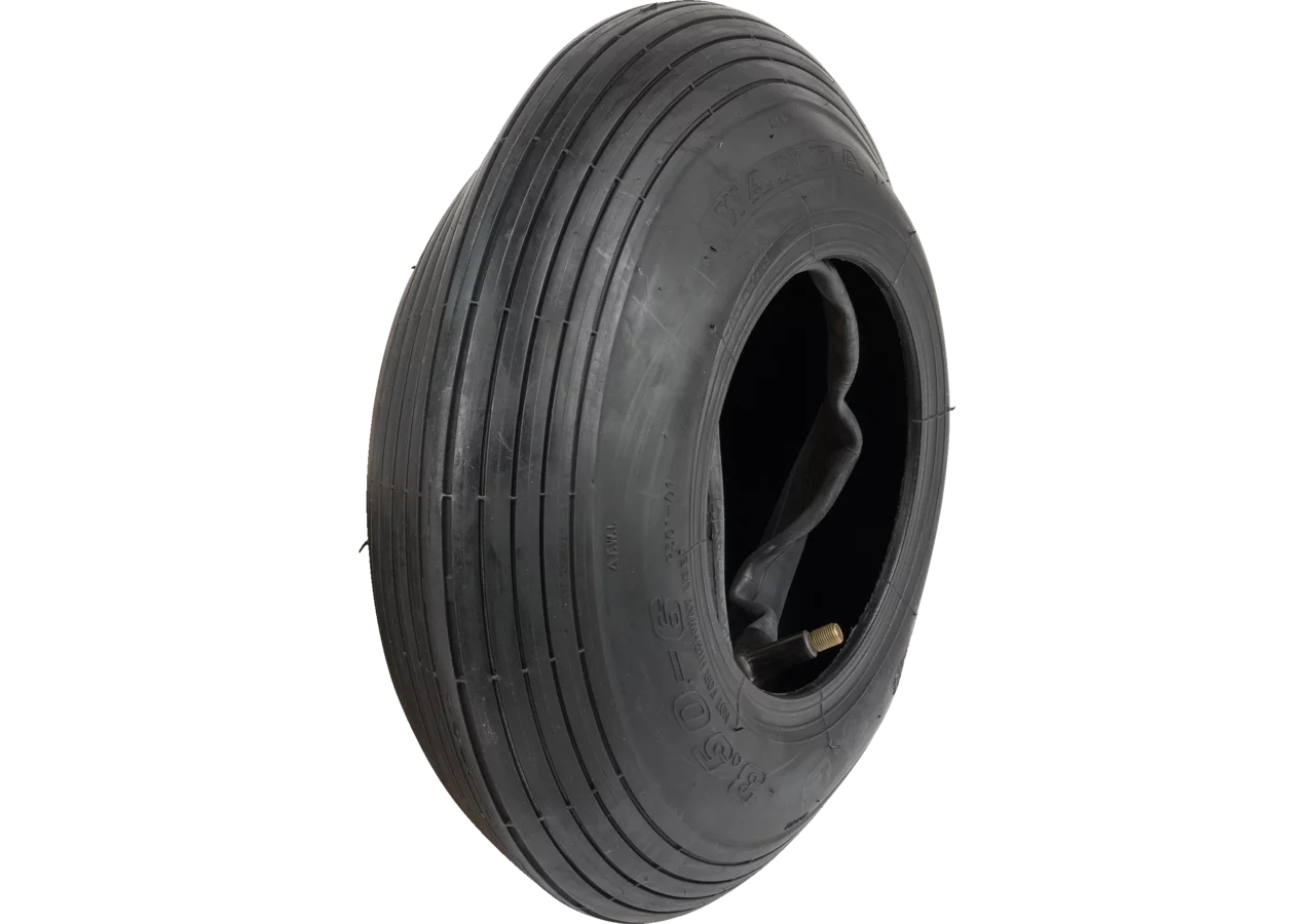 Gummireifen mit Schlauch TR13, 3.50-6, 4 Ply, P301 GartenShop24