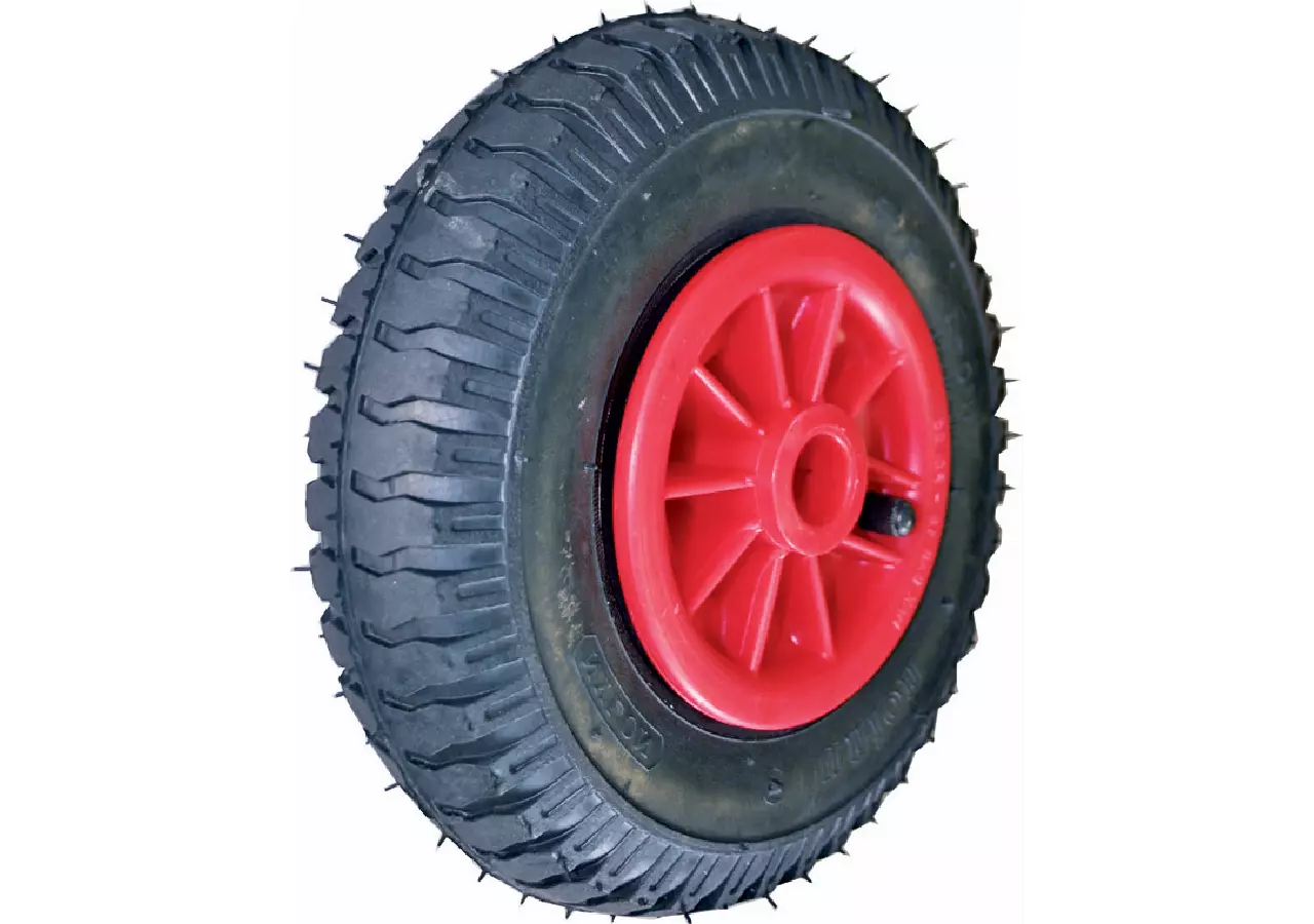 Luftrad mit Nylonfelge, 2.50 x 4, ID 20 mm GartenShop24