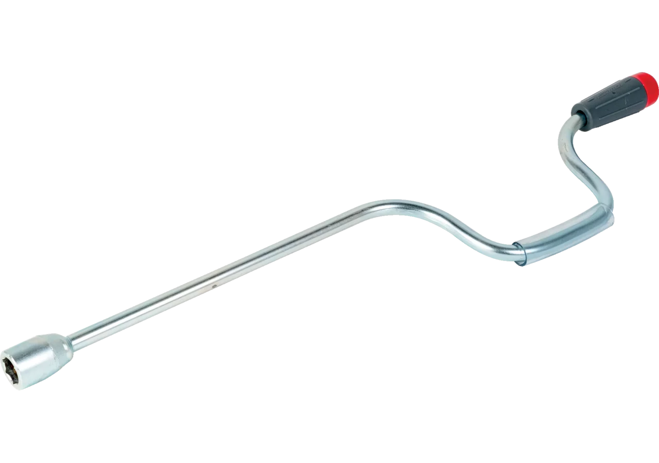 Kurbel mit Sechskant 19 mm, Länge 650 mm Simol