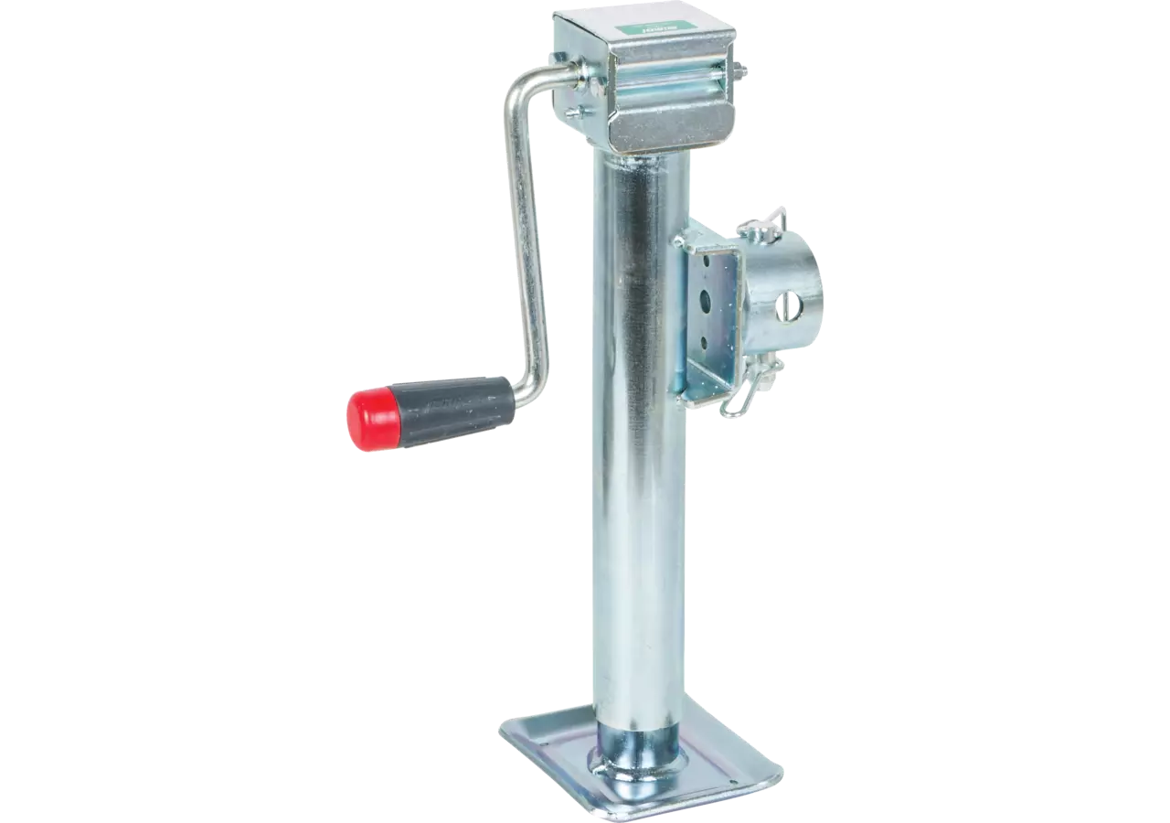 Abstellstütze klappbar, mit seitlicher Kurbel, AD 57, mit Buchse Stützlast 1.300 kg Höhe 265 mm Simol