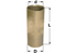 Federbuchse 28 x 34 x 80 mm, Messing GartenShop24