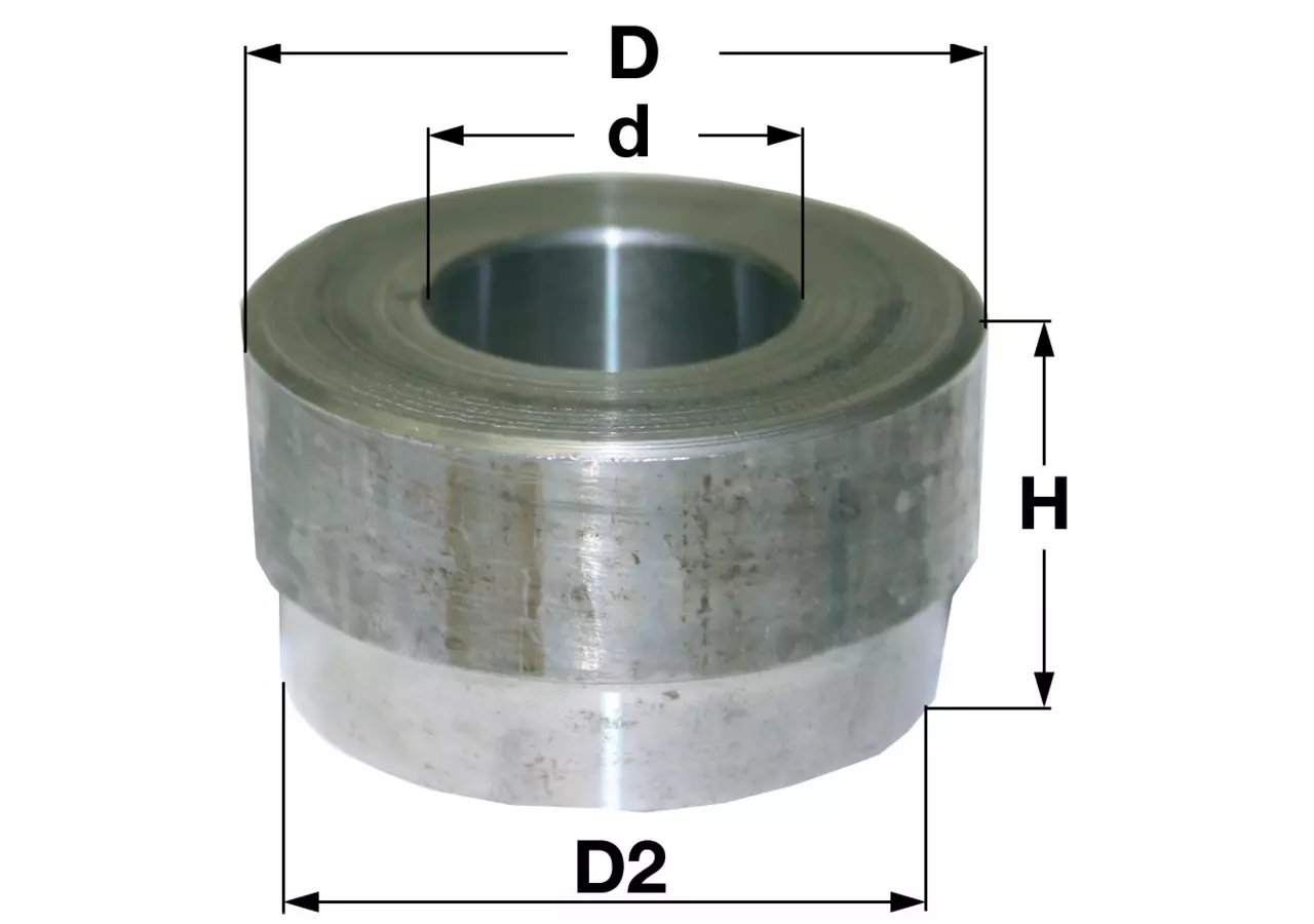 Anschweißbuchse 48 x 24 mm, ohne Nut GartenShop24