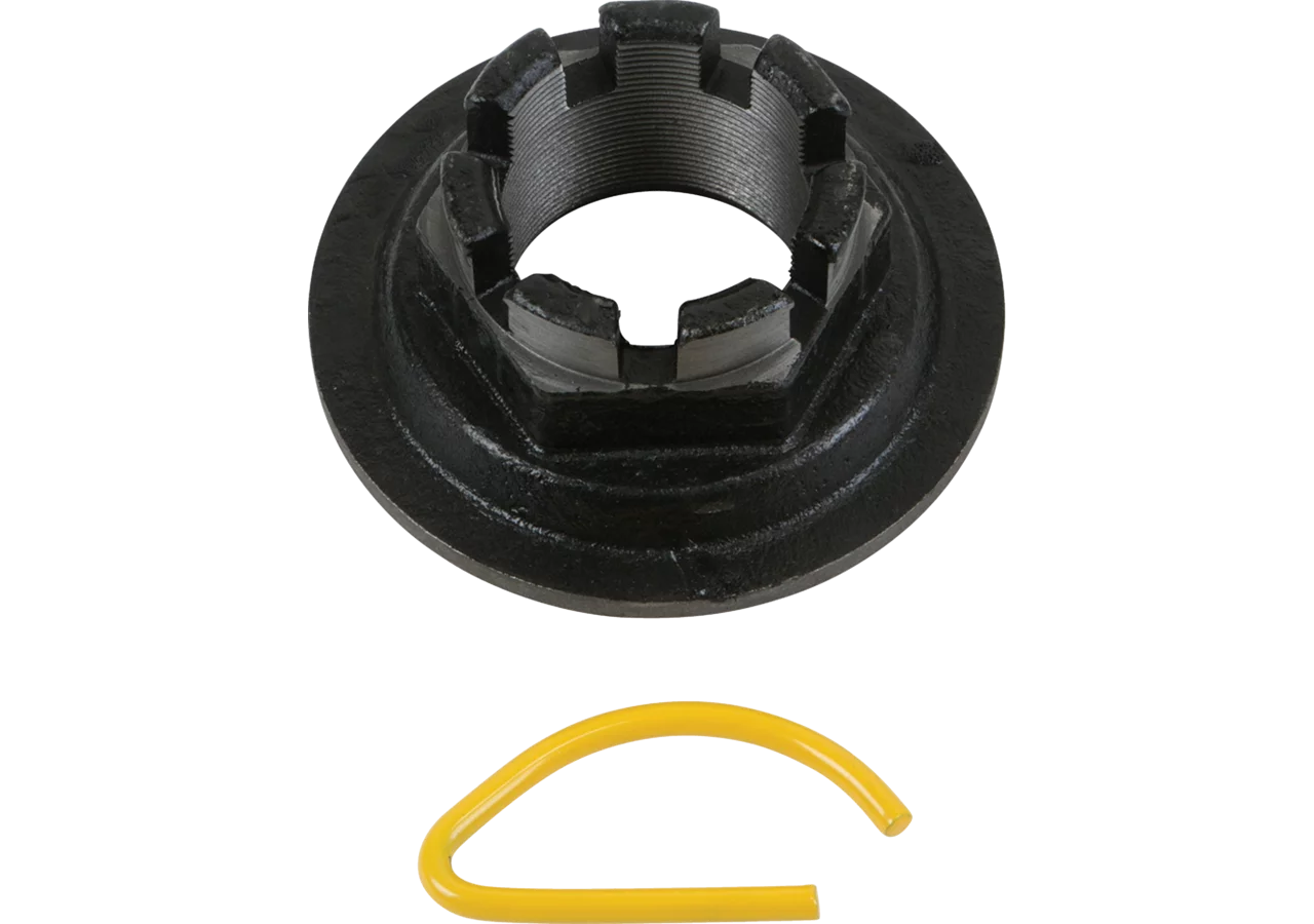 Kronenmutter M39 x 1,5, mit Splint ADR Außendurchmesser 2 (D2) 50 mm ADR