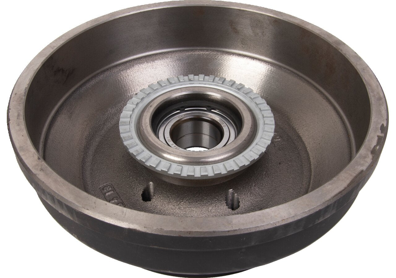Bremstrommel 250 x 40 - 12" LK 5 x 112 inkl. Radlager und ABS Polrad Knott
