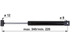 Stoßdämpfer passend zu BPW ZAF 1,35 Stabilus
