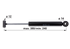 Stoßdämpfer passend zu BPW ZAF 3,5 Stabilus