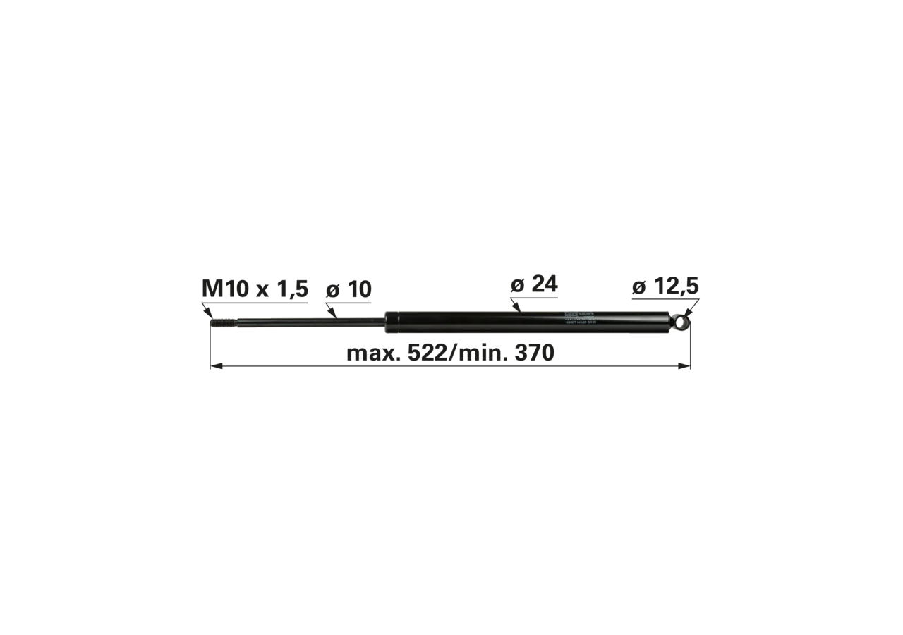 Stoßdämpfer passend zu Knott KF13 Stabilus