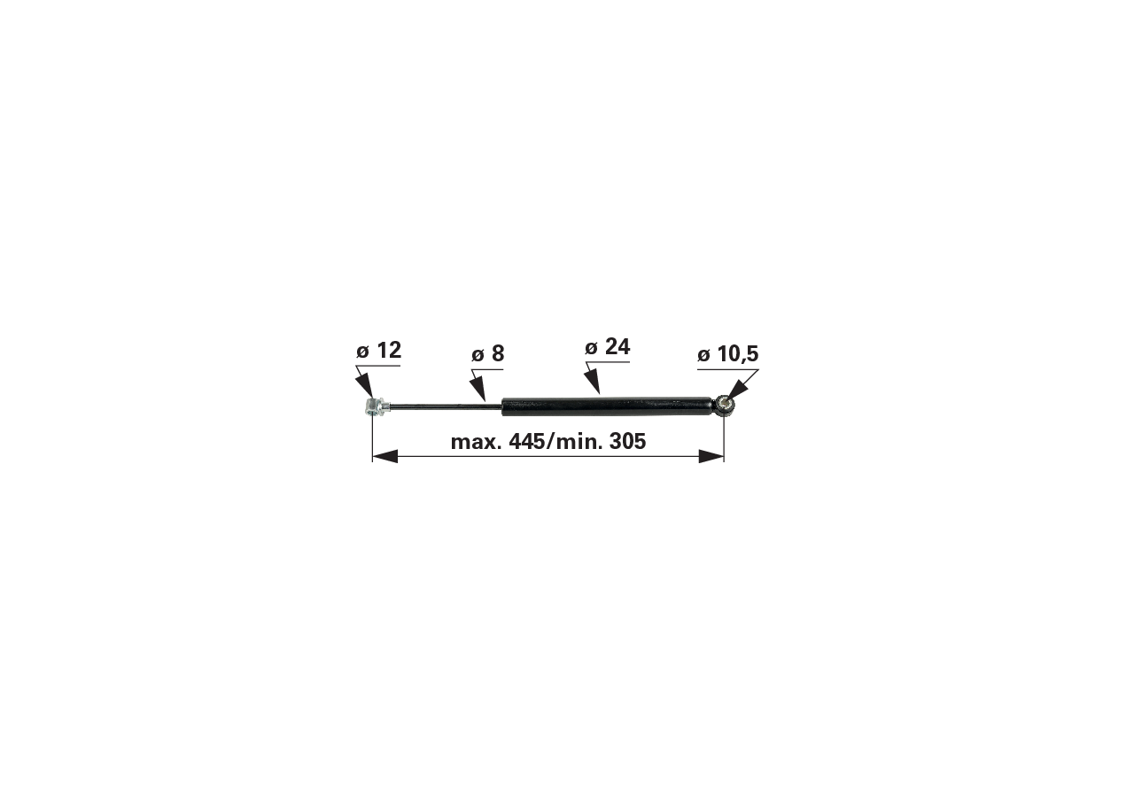 Stoßdämpfer für Auflaufeinrichtng Al-KO 357048 GartenShop24