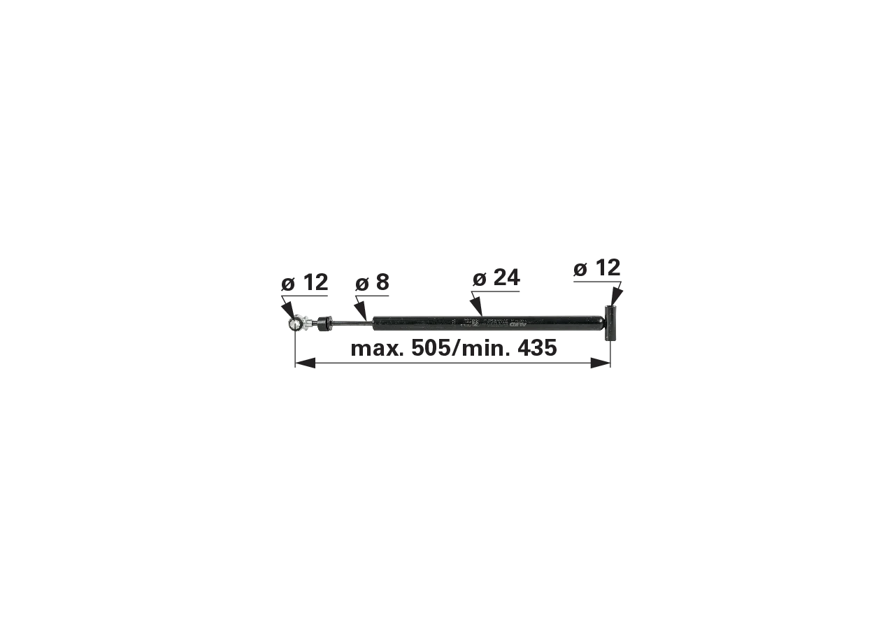 Stoßdämpfer für Auflaufeinrichtng AL-KO 370558 GartenShop24