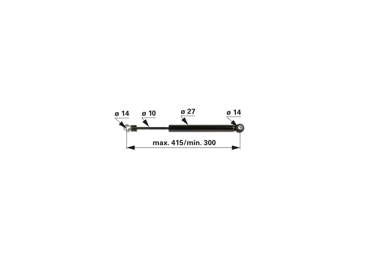 Stoßdämpfer Alko 372854 GartenShop24