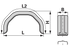 Kotflügel 1.150 x 200 mm, PVC Knott