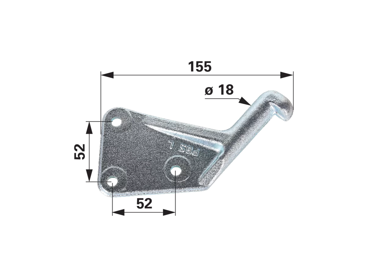 Schraubnocke links, verzinkt GartenShop24