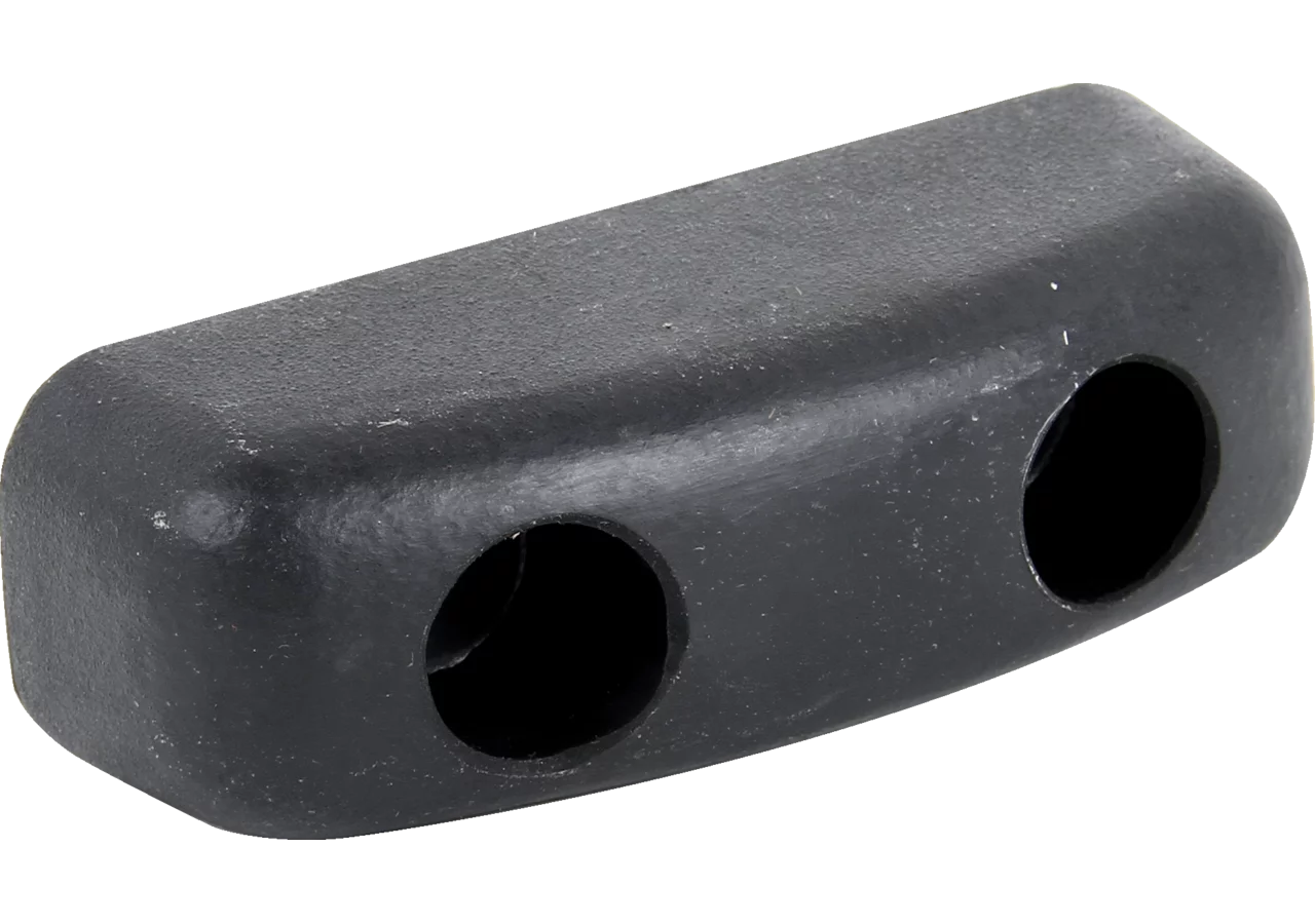 Anschlagpuffer länglich elastisch, 125 x 40 x 45 mm, 2 Loch GartenShop24