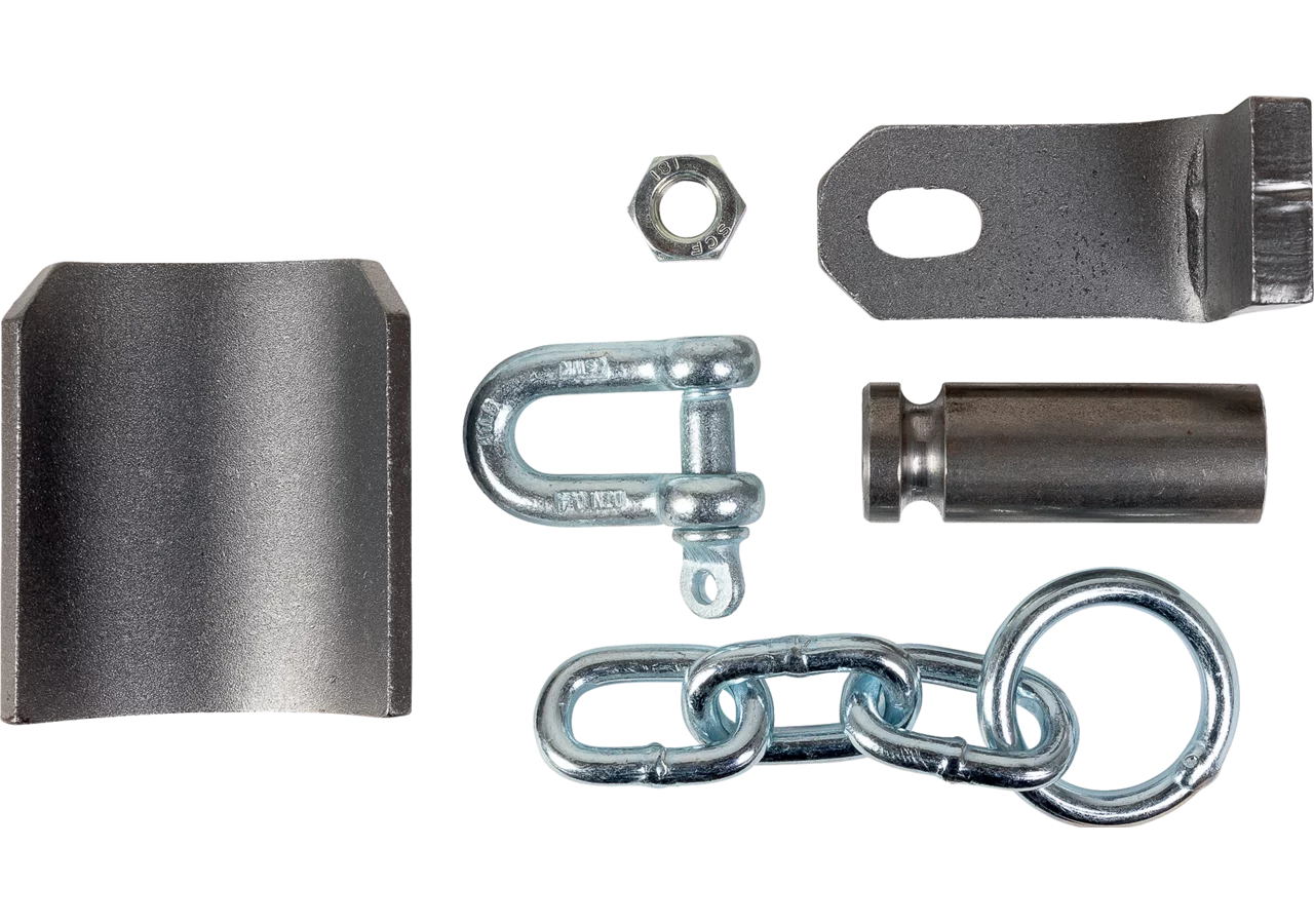 Bordwandfeder verzinkt, mit Schraube und Anbauteile, 270 x 80 x 10 mm GartenShop24