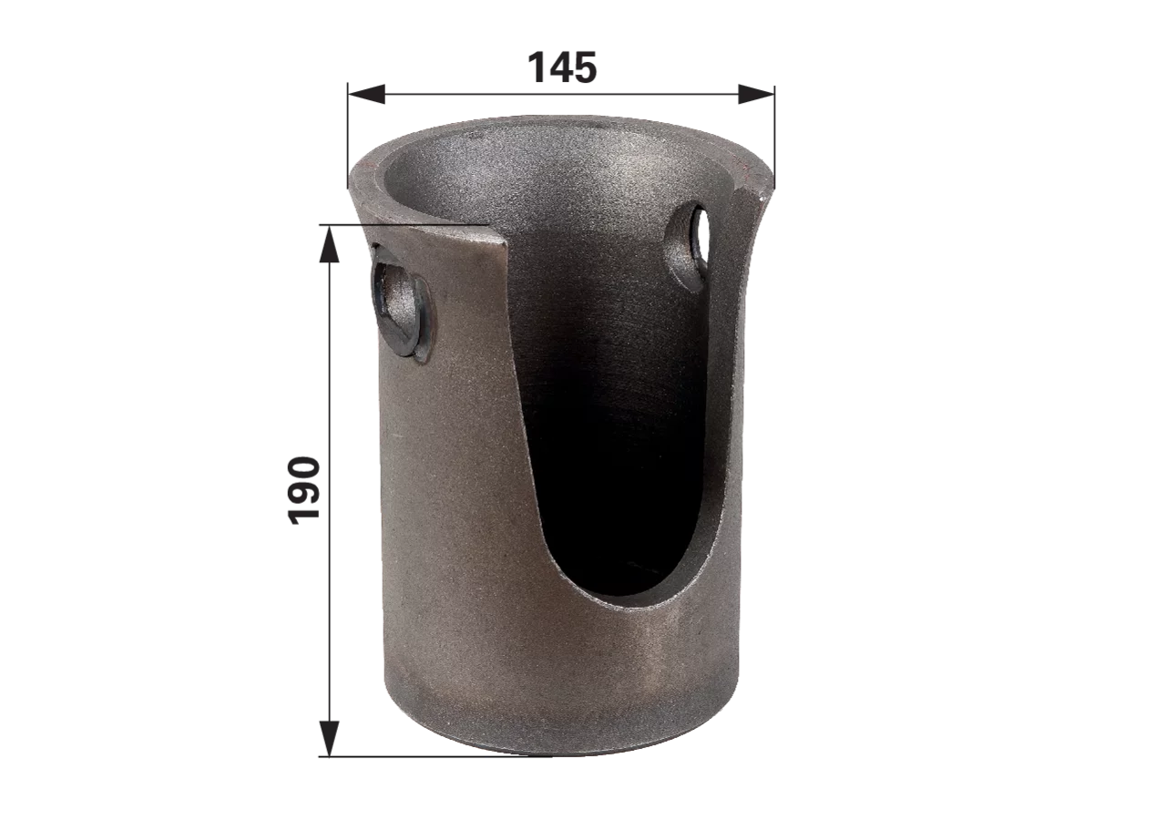 Kugelpfanne hinten für Dm 100 mm GartenShop24
