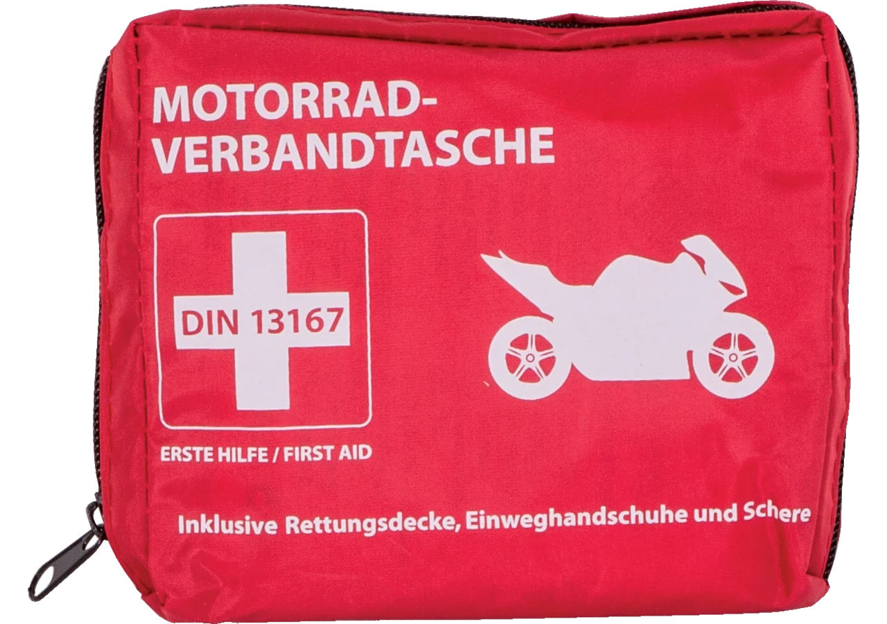 Verbandzeug in Tasche, für Motorrad, nach DIN13176 GartenShop24
