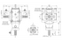 T-Getriebe 2081, 3,1:1, 1 3/8-6 Bondioli & Pavesi