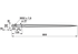 Frontladerzinke zu Frauscher, 800 mm GartenShop24