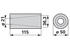 Buchse zu M20, Länge 115 mm GartenShop24
