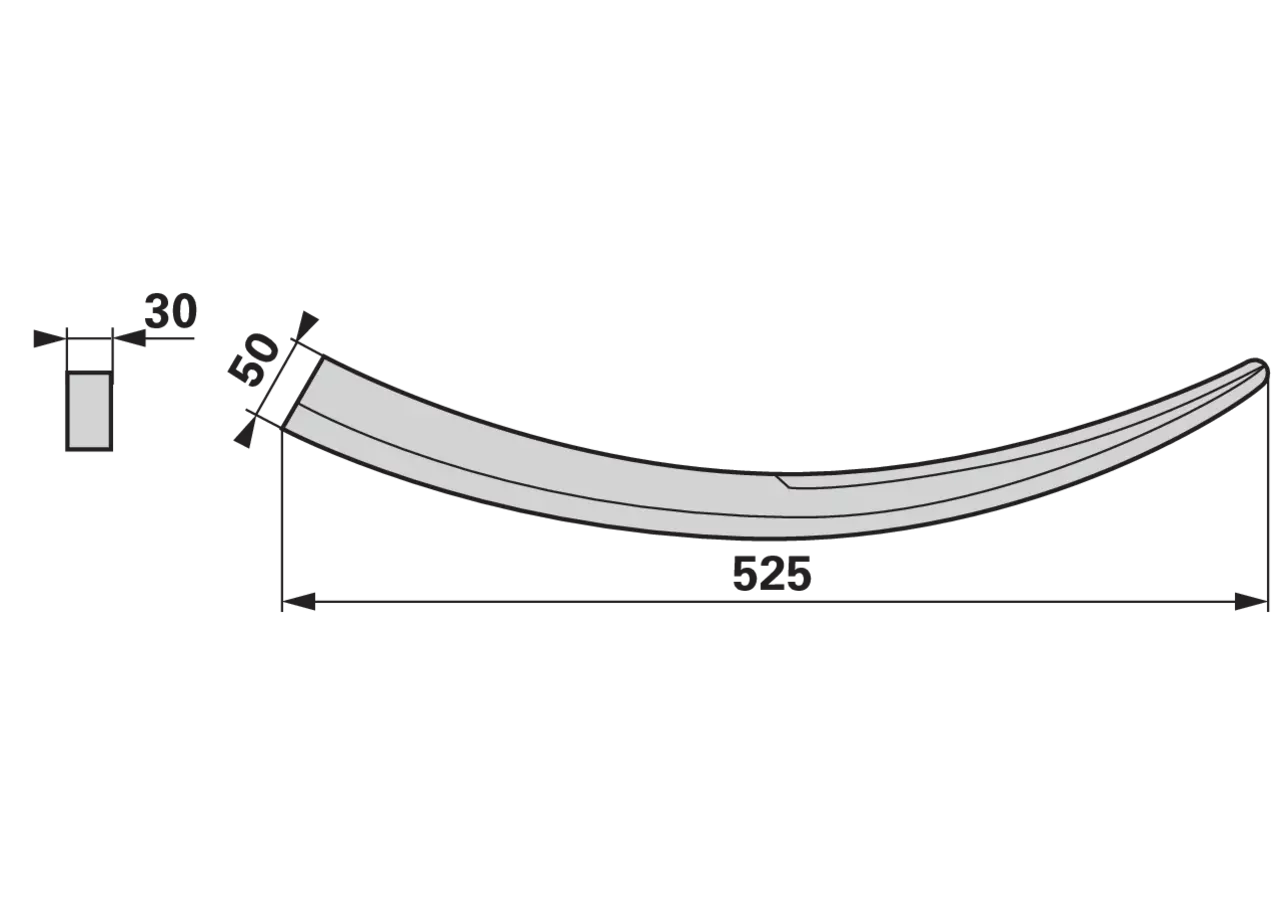 bpt Greiferzinke 525 mm bpt