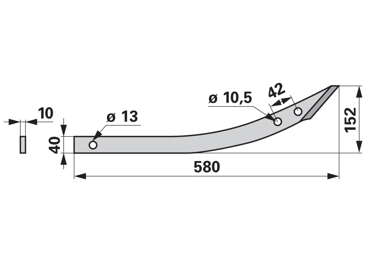 Greiferzinke 580 mm GartenShop24 - Hochwertige Gartengeräte