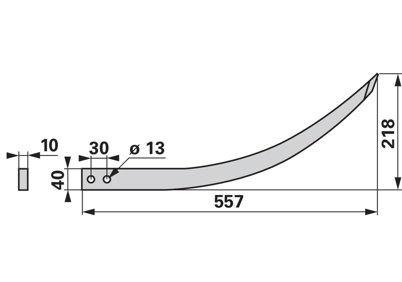 Greiferzinke 557 mm, LA 30 mm passend zu Riener GartenShop24 - Hochwertige Gartengeräte