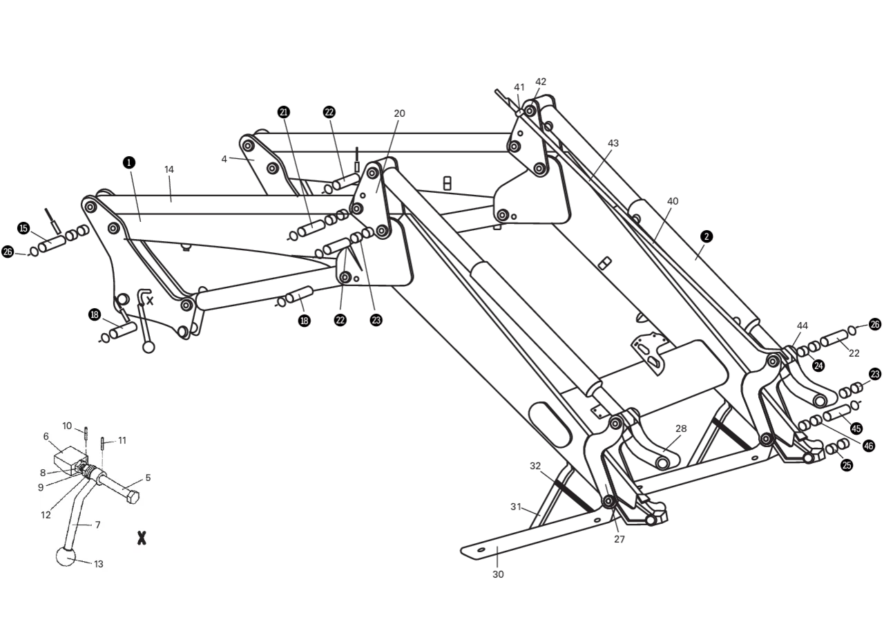Dichtsatz HDPM 5, 10, 30, 31 0471310 Stoll