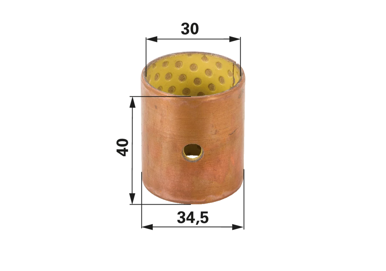 Buchse 30 x 34,5 x 40 mm 0482230 Stoll
