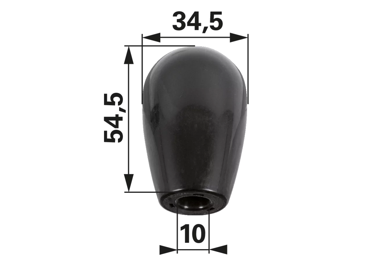 Halbrundgriff Robust 1429180 Robust, 1429180 Stoll