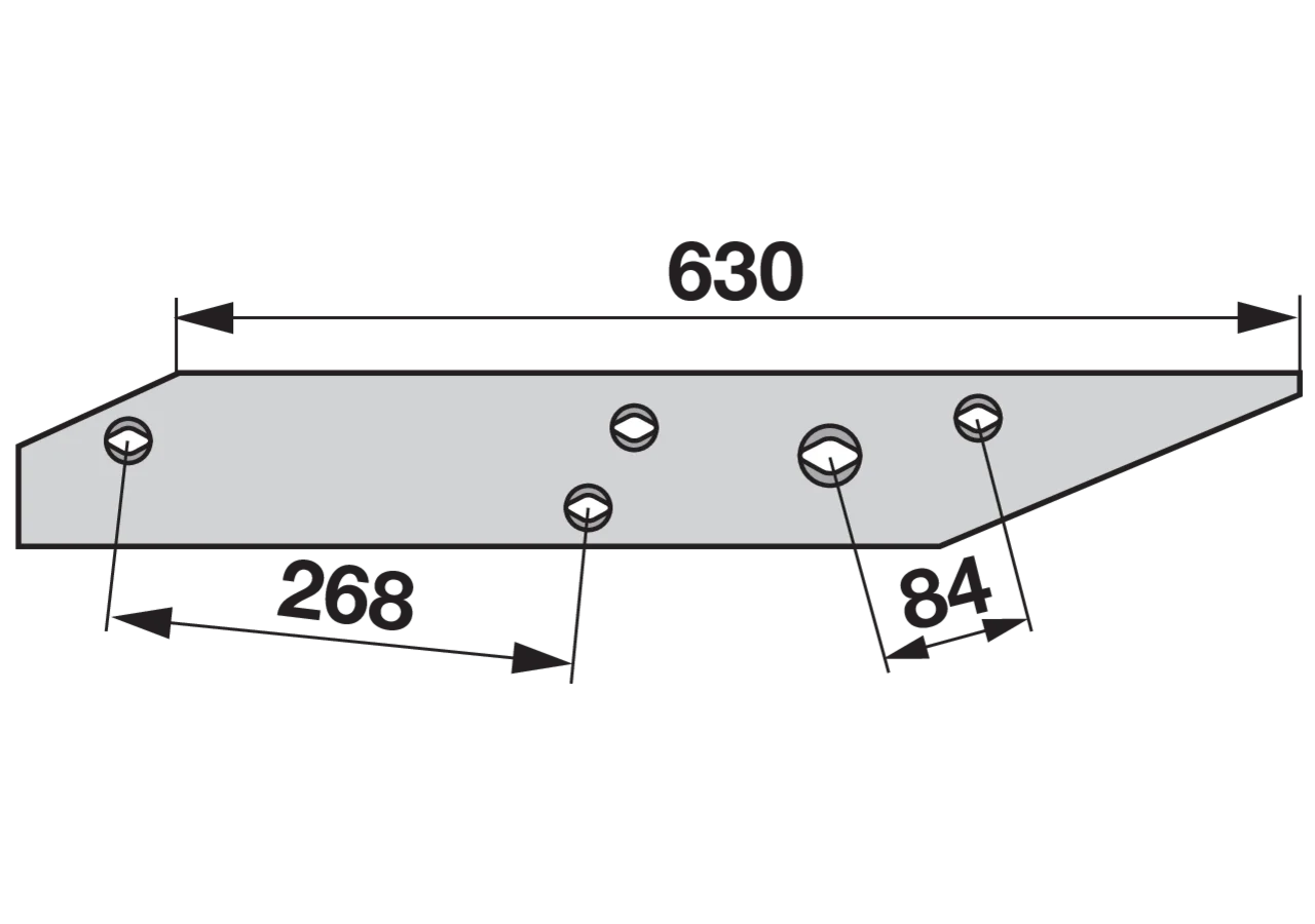 Anlage rechts, lang – passend für Gassner L4043 GartenShop24
