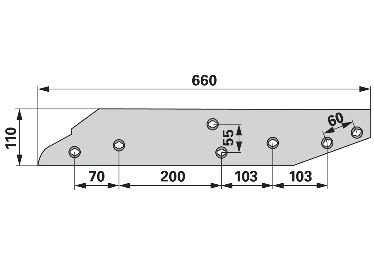 Anlage rechts und links – passend für Kuhn 278076/77 Bellota